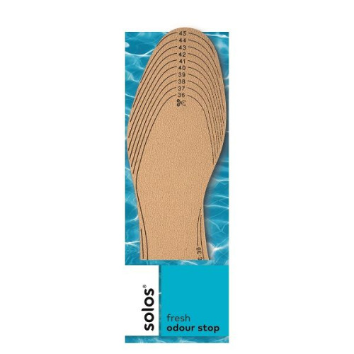 Solos Odour Stop Insole Against Unpleasant Odors 2 pcs