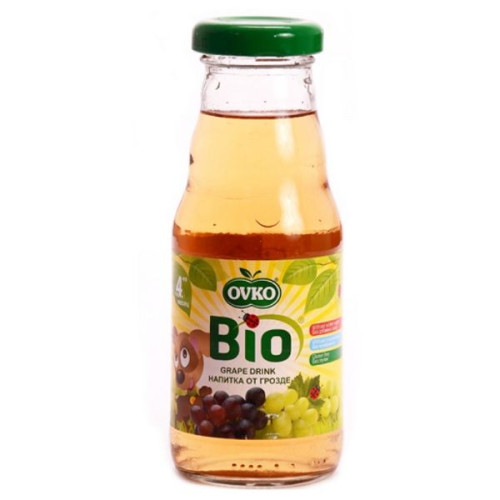Ovko Organic Grape Drink for Children 4+ Months 6.76 fl oz (200 ml) - 2786