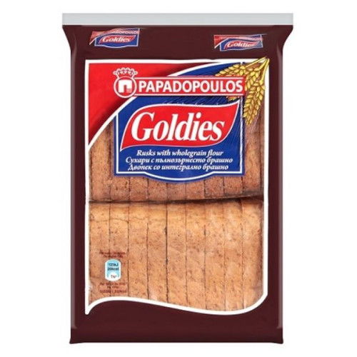 Papadopoulos Goldies Wholemeal Rusks 5.64 oz (160 g)