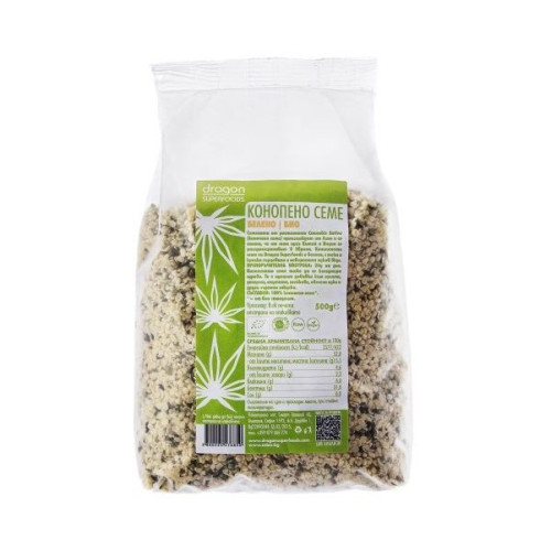 Dragon Superfoods Organic Hemp Seeds Shelled 1.1 lb (500 g)