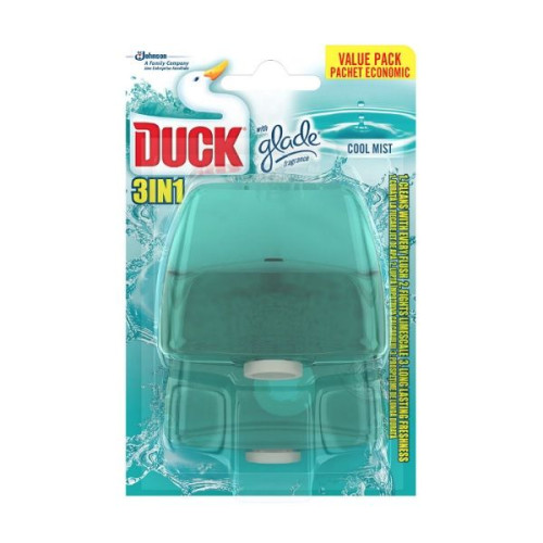 Duck Cool Mist 3-in-1 Liquid Toilet Block with Fresh Scent 2 pcs