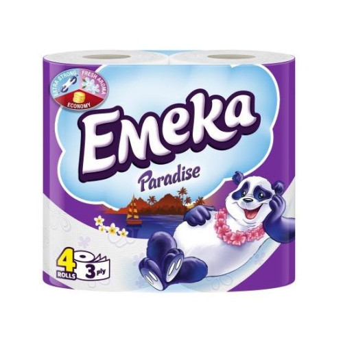 Emeka Paradise Scented 3-ply Toilet Paper 4 Rolls