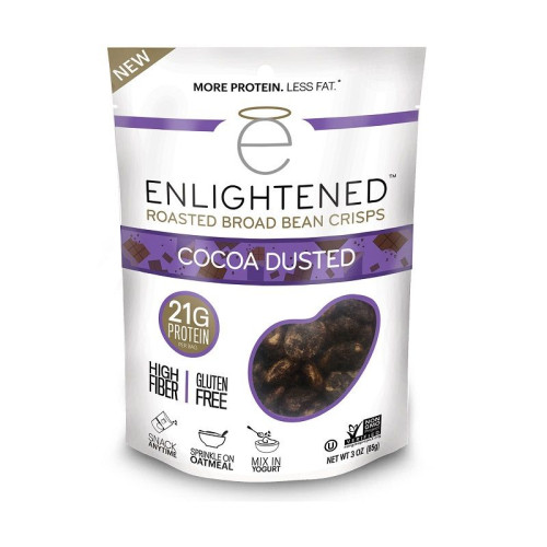 Enlightened Bean Cocoa Dusted Protein Snack with Cocoa Flavor 3 oz (85 g)
