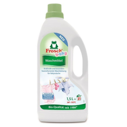 Frosch Baby Waschmittel Liquid Laundry Detergent for Baby Clothes 50.72 fl oz (1500 ml)