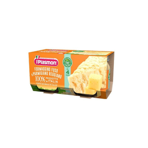 Plasmon Puree with Melted Cheese and Parmesan for Children 4+ Months 9.88 oz (280 g) - 0540