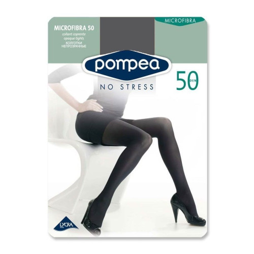 Pompea Microfibra 50 Microfiber Women's Tights Color Pomice Size L 1 pc