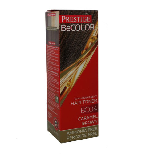 Prestige Hair Toner BC04 Caramel Brown 3.38 fl oz (100 ml)