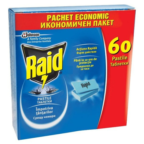 Raid Mosquito Tablets 60 pcs