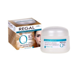 Regal Q10+R Day Moisturizing Anti-Wrinkle Cream for Normal to Oily Skin 1.69 fl oz (50 ml)
