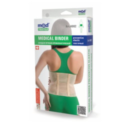 Med Textile Elastic Therapeutic and Prophylactic Corset After Surgery and Childbirth Size M 1 pc