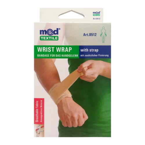 Med Textile Wrist Wrap with Thumb Fixation Size S/L 1 pc