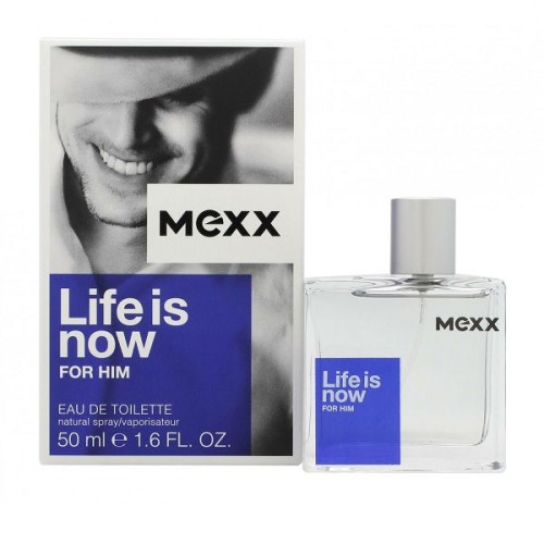 Mexx Life Is Now Eau De Toilette for Men 1.69 fl oz (50 ml)