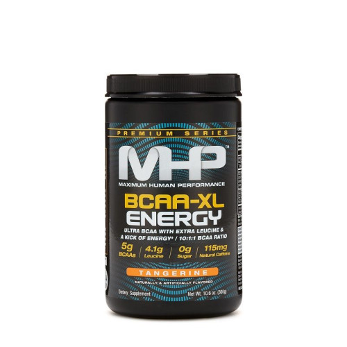 MHP BCAA XL Energy Amino Acids with High Caffeine Content Mandarin 10.58 oz (300 g)
