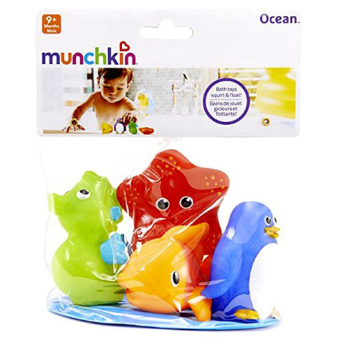 Munchkin Ocean Rubber Toys for Children 9+ Months 4 pcs - 11103