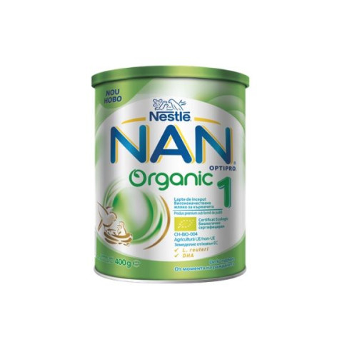 Nestle NAN Optipro 1 Organic Milk for Infants from 0 to 6 Months 14.11 oz (400 g)