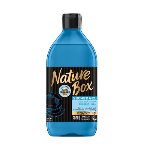 Nature Box Coconut Moisturizing Body Shower Gel with Coconut Oil 13.02 fl oz (385 ml)