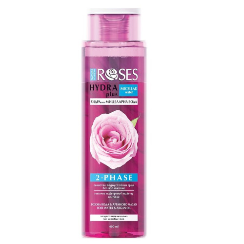 Nature of Agiva Roses Hydra Plus Two-Phase Micellar Water for Sensitive Skin 13.53 fl oz (400 ml)
