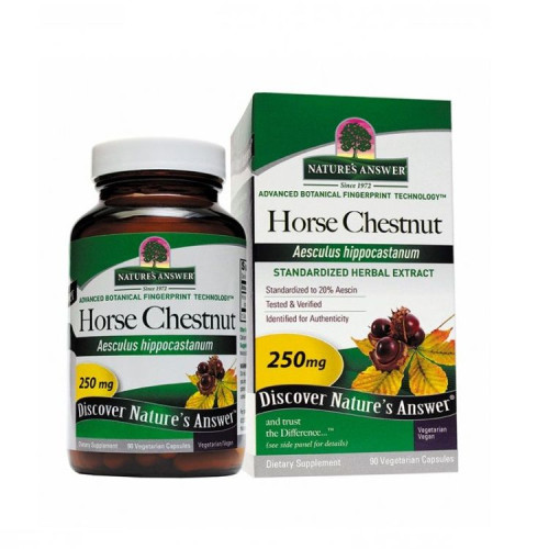 Nature's Answer Wild Chestnut for Varicose Veins 250 mg 90 Capsules