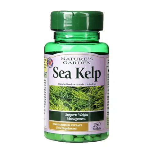 Nature's Garden Sea Kelp for the Thyroid Gland 250 Tablets