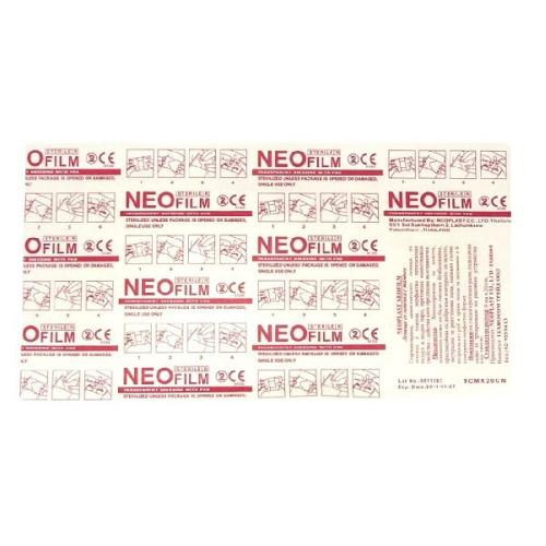 Neoplast Neofilm Sterile post-operative Plaster 3.54"/7.87" (9/20 cm) 1 pc