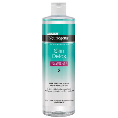Neutrogena Skin Detox Triple Action Micellar Water 13.53 fl oz (400 ml)