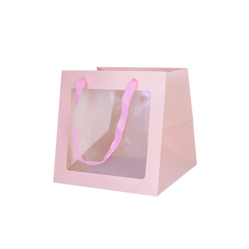 Elite Luxury Gift Paper Bag - White Rose Small