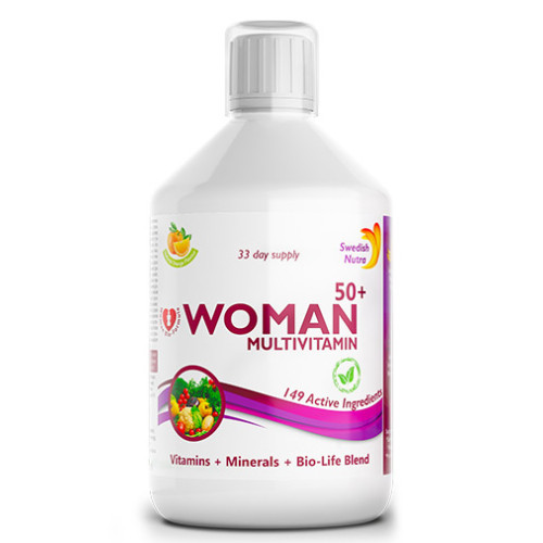 Swedish Nutra Women 50+ Multivitamins for Women 16.91 fl oz (500 ml)