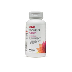 GNC Women's Gelatin for Shiny Hair Skin and Healthy Nails 60 Capsules