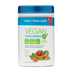 GNC Total Lean Vegan Shake with Vanilla Flavor for Weight Loss 1.71 lb (776 g)