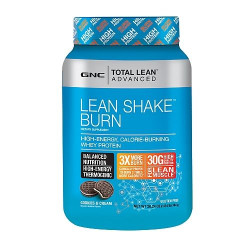 GNC Total Lean Advanced Shake Burn Protein Shake with Cream and Cookies Flavor 1.64 lb (744 g)