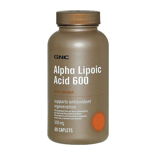 GNC Alpha Lipoic Acid 600 mg for Good Overall Health 60 Caplets