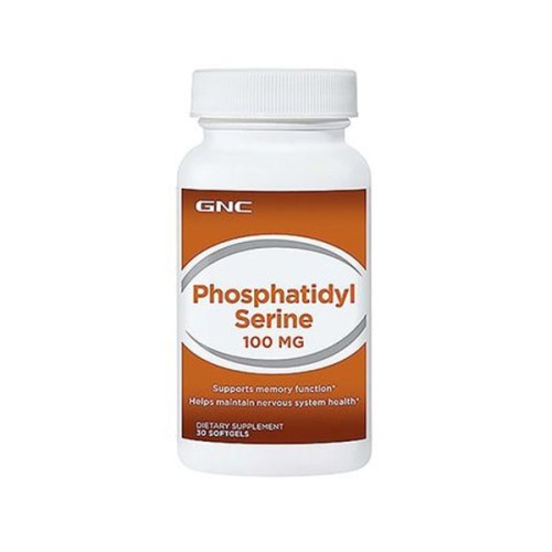 GNC Phosphatidyl Serine for Strong Memory and Concentration 100 mg 30 Capsules