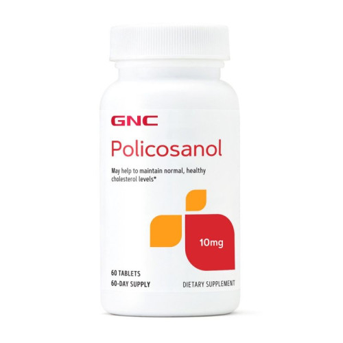 GNC Policosanol 10 mg Cholesterol Control 60 Tablets