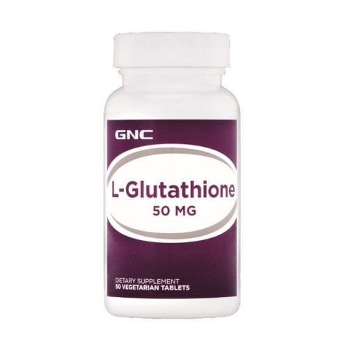 GNC L-Glutathione 50 mg 50 Tablets for Strong Immunity and Antioxidant Protection