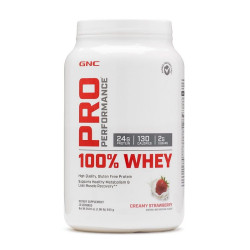 GNC Pro Performance Whey Protein Strawberry Cream Flavor 1.86 lb (845 g)