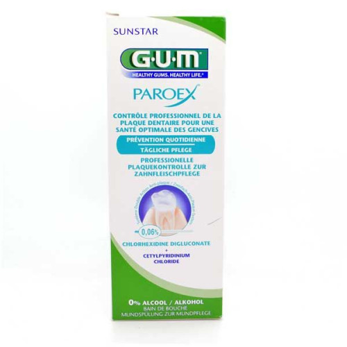 Gum Paroex Daily Mouthwash for Gum and Plaque Problems 16.91 fl oz (500 ml)