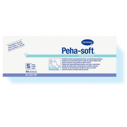 Hartmann Peha-soft Nitrile Disposable Gloves Without Talc and Latex S 100 pcs