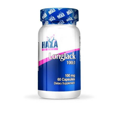 Haya Labs Longjack for Improved Male Potency 100 mg 60 Capsules
