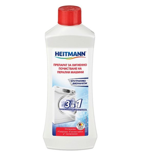 Heitmann 3-in-1 Washing Machine Cleaner 8.45 fl oz (250 ml)