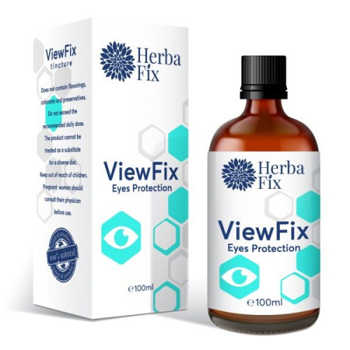 Herbafix Vufix for Good Vision and Healthy Eyes Natural Solution 3.38 fl oz (100 ml)