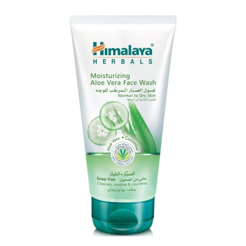 Himalaya Face Wash Gel for Normal and Combination Skin with Toning Effect Cucumber and Aloe Vera 5.07 fl oz (150 ml)
