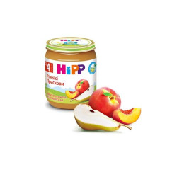 Hipp Organic Peach Baby Puree Without Preservatives 4+ Months 4.41 oz (125 g)