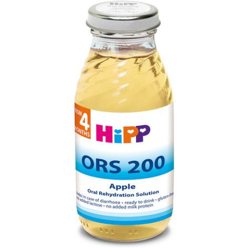 Hipp ORS 200 Dietary Drink with Apple for Children 4+ Months 6.76 fl oz (200 ml)