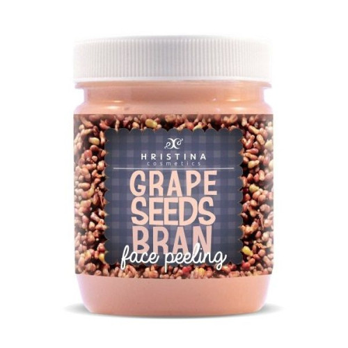 Hristina Facial Scrub for Sensitive Skin with Grape Seeds 7.05 oz (200 g)