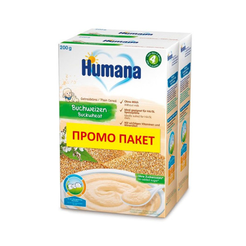 Humana Dairy-free Porridge with Buckwheat for Children 4+ Months 7.05 oz (200 g)