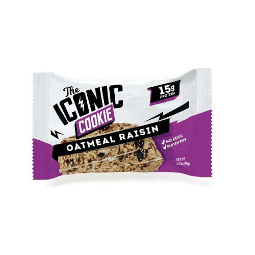 The Iconic Cookie Protein Bar with Oatmeal and Raisin Flavor 2.47 oz (70 g)