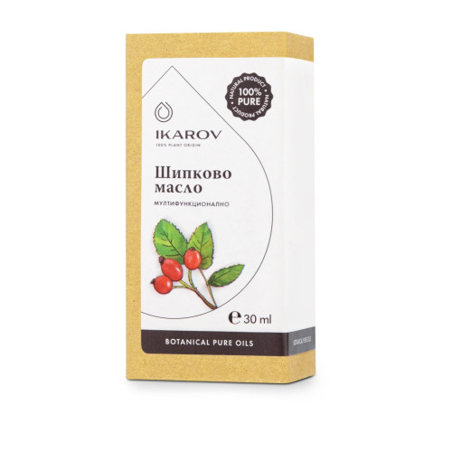Ikarov Antioxidant Organic Rosehip Oil for Chapped Skin 1.01 fl oz (30 ml)
