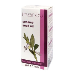 Ikarov Natural Sesame Oil for Rejuvenation and Toning 1.86 fl oz (55 ml)