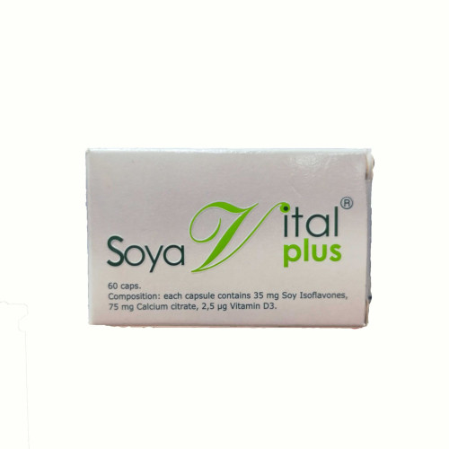Inova Soy Vital Plus for Menopause and Pms for Healthy Bones and Joints 35 mg 60 Tablets