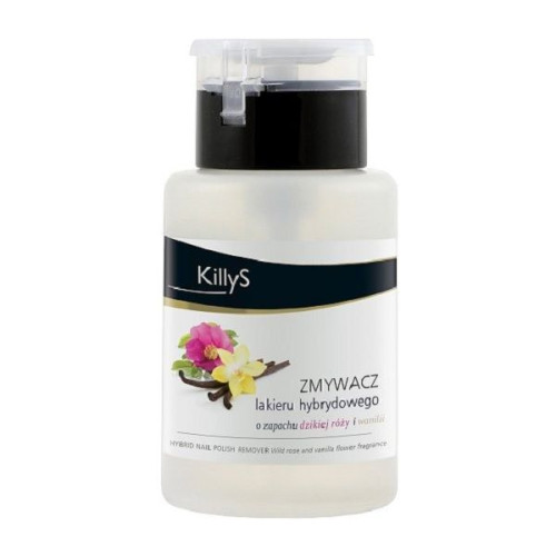 Killys Gel Nail Polish Remover with Wild Rose and Vanilla Scent 5.07 fl oz (150 ml)